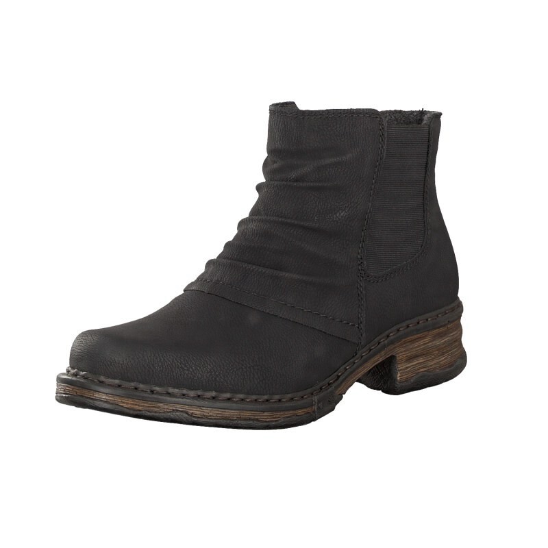 Botas Chelsea Rieker Z9993-00 Para Mulher - Pretas